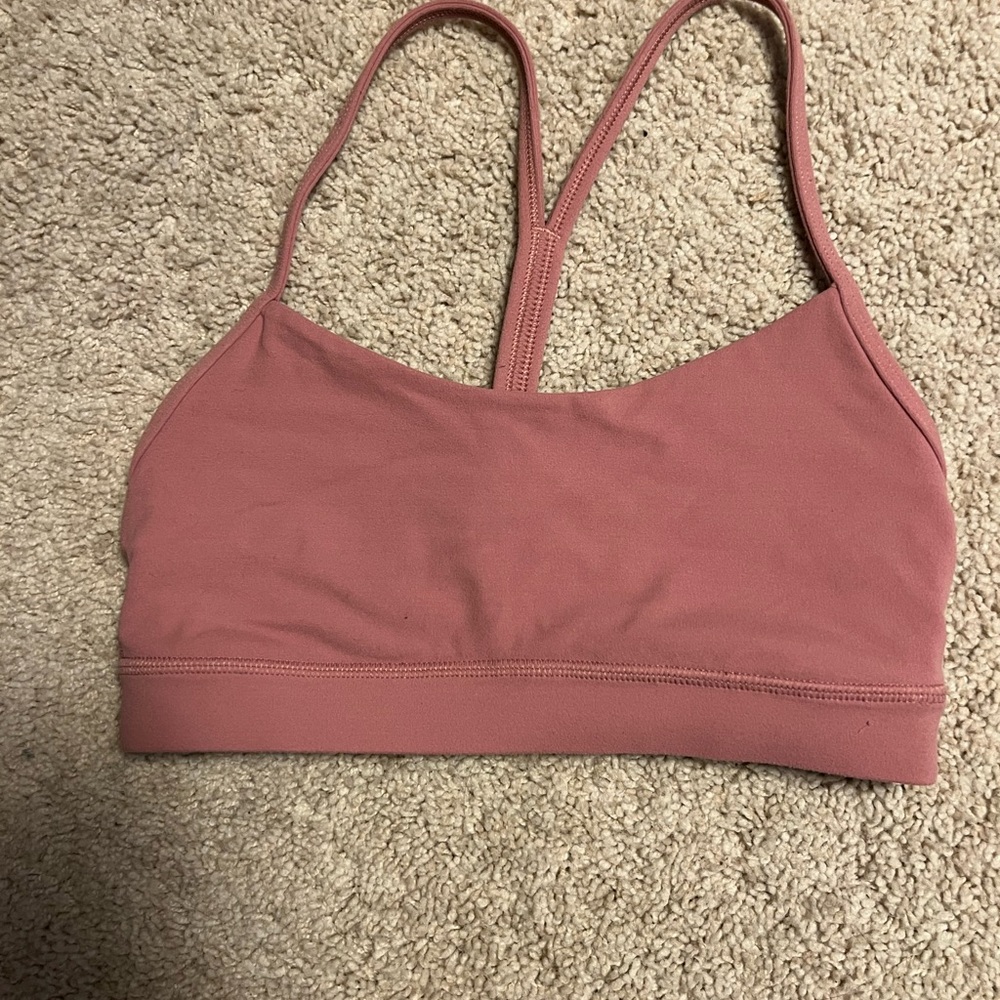 Lululemon Athletica Pink Sports Bra Racerback